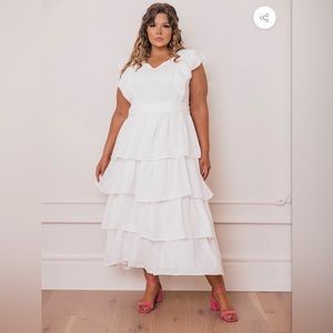 JessaKae white Cloud Nine dress NWT 3x